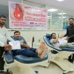 Blood donation camp on 15 august 2025