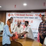 स्वास्थ्य व नेत्र शिविर का आयोजित किया
